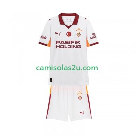 Camisolas de futebol Galatasaray Criança Equipamento Alternativa 2025/26 Manga Curta